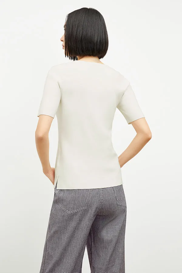 Choe Top - Eco 365Knit :: Ivory