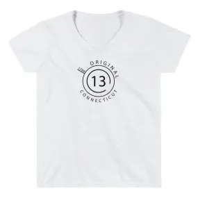 Connecticut - Women's Casual V-Neck Shirt - Original 13