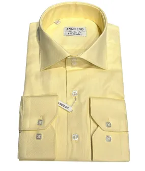 Cotton Dress Shirt, Oxford Yellow