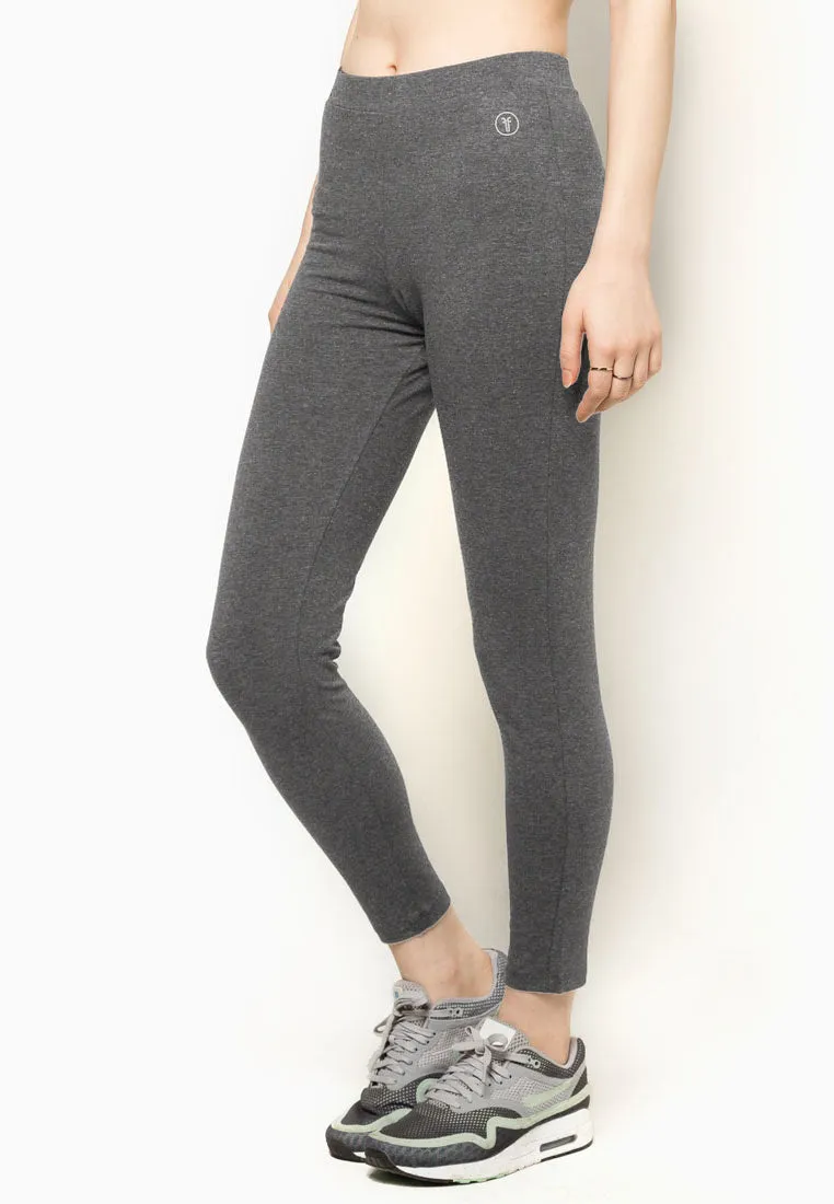 Cotton Tapered Leggings