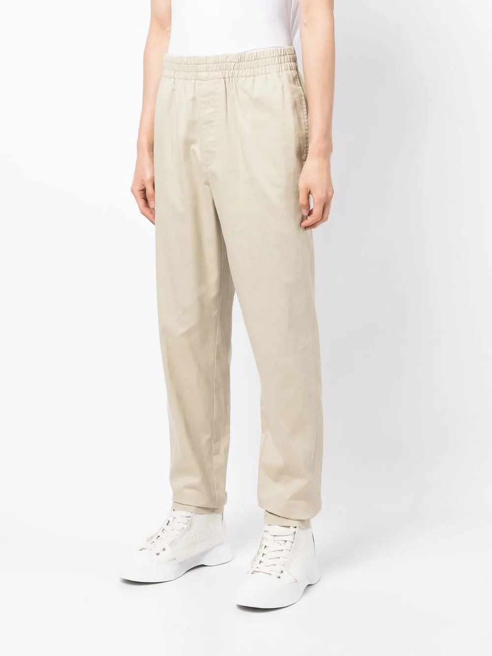 Cotton Tapered-Trousers