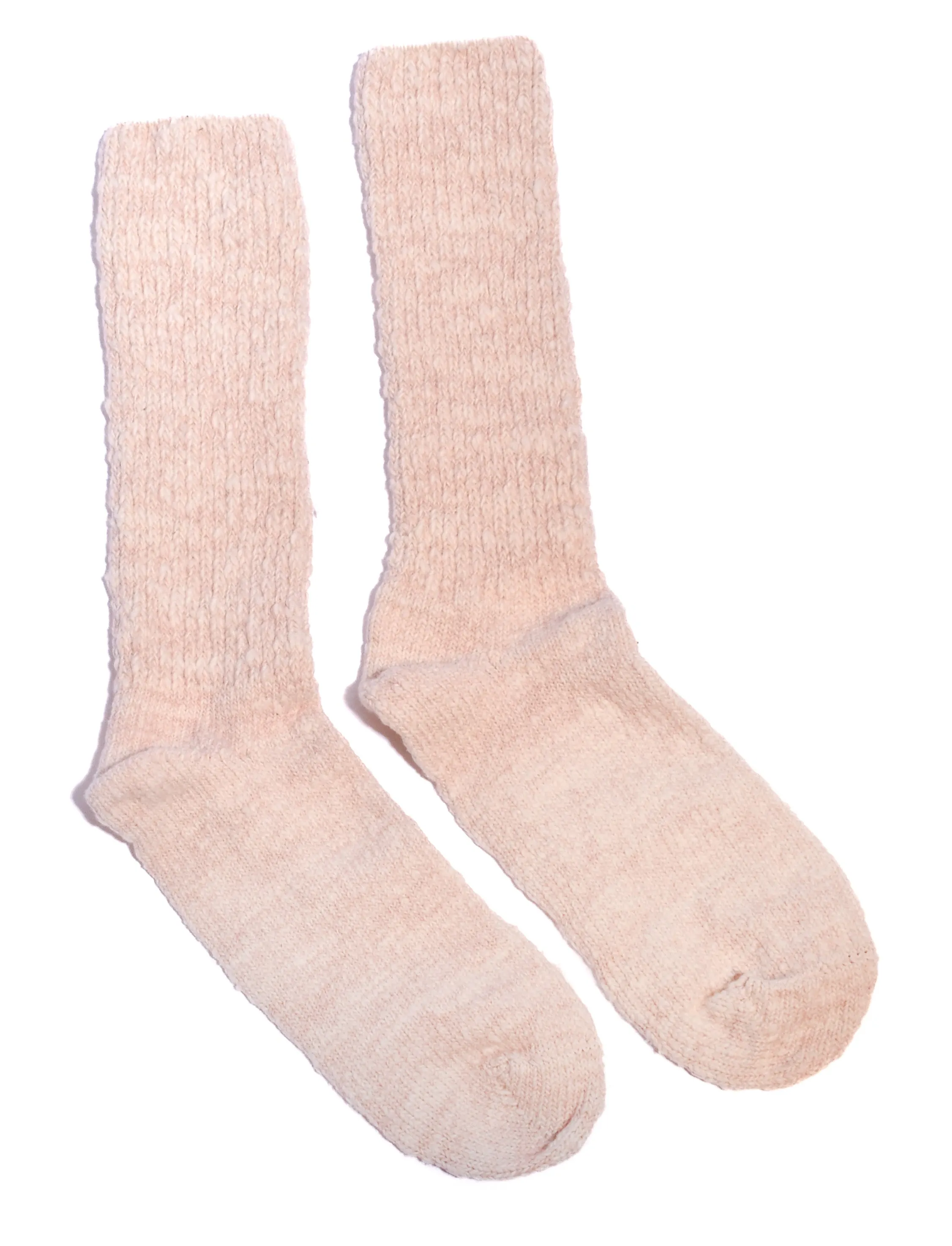 Crew Socks • Slouchy Garabou Organic Cotton Rib