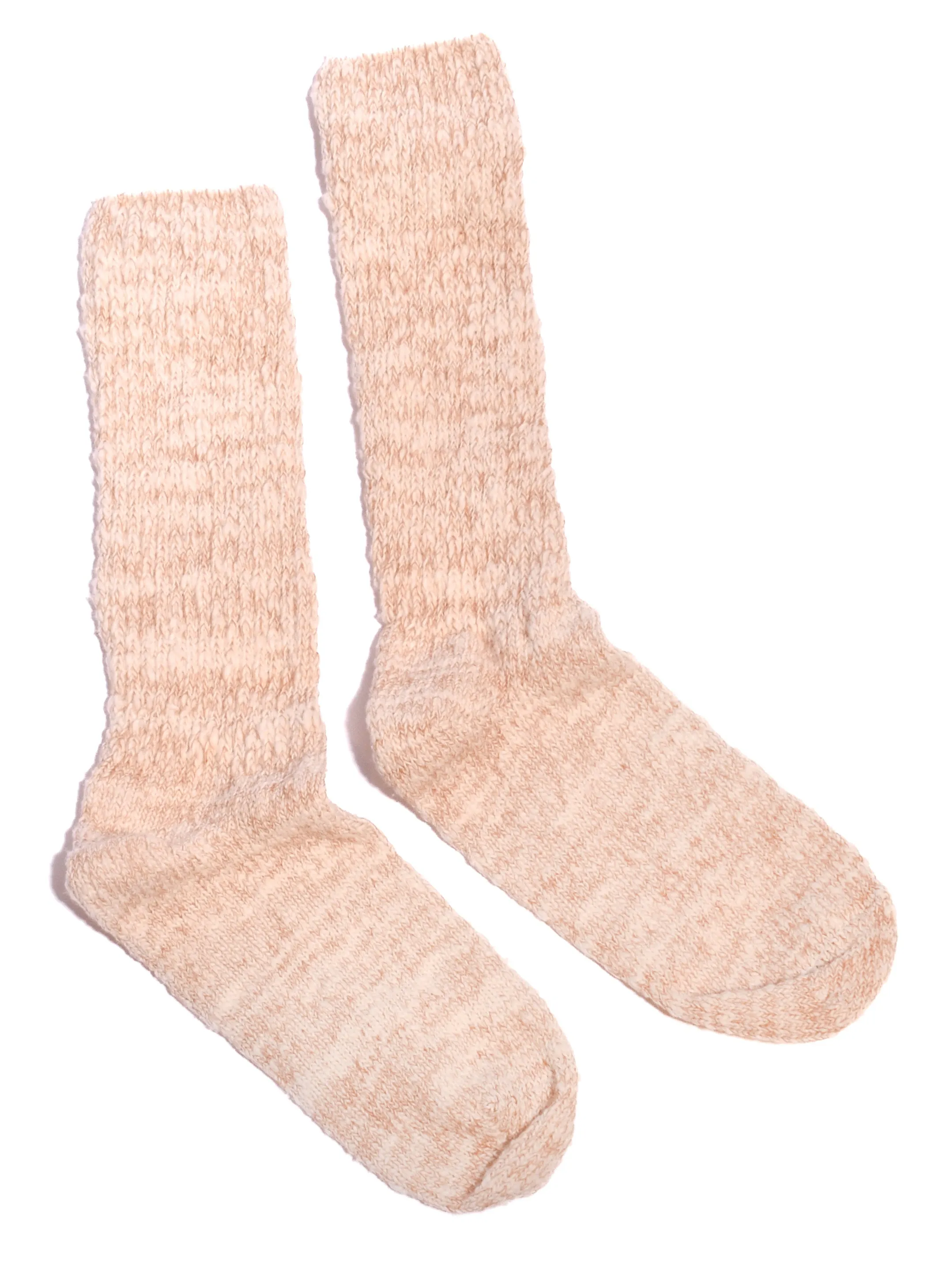 Crew Socks • Slouchy Garabou Organic Cotton Rib