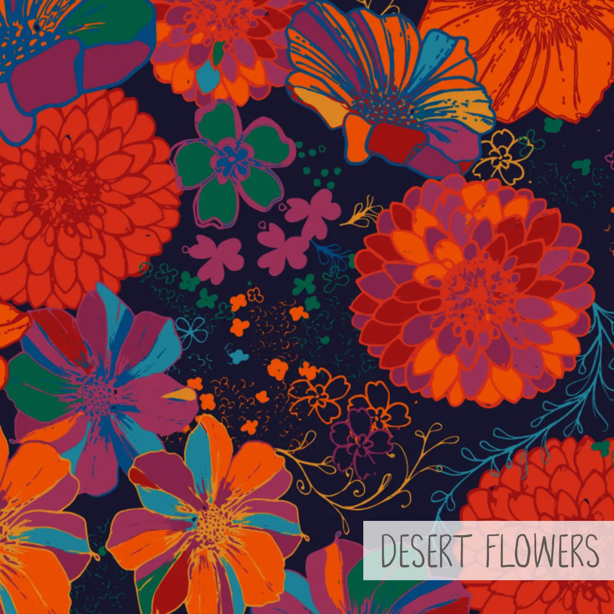 Cropped Top | Desert Flowers