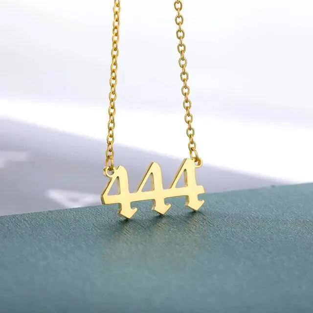 Dainty Angel Number Necklace