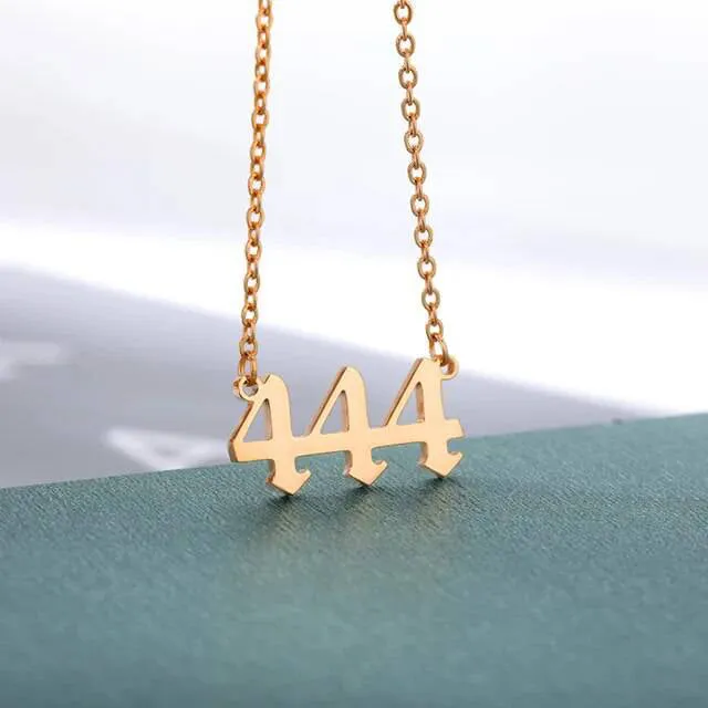 Dainty Angel Number Necklace