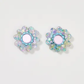 Daphne Studs - Blue Mermaid