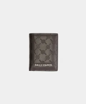 Dark Brown Kidis Monogram Wallet