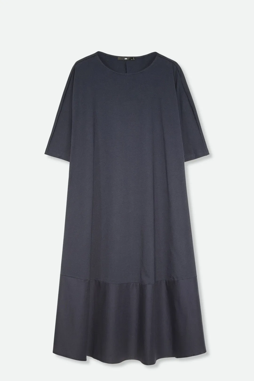 DAVINA MAXI DRESS IN ITALIAN JERSEY AND POPLIN COTTON