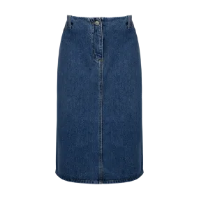 Denim Midi Skirt