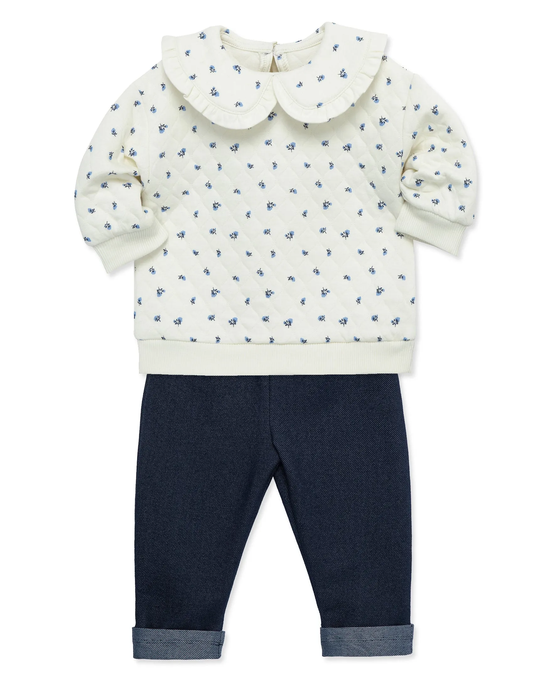 Ditsy Floral Sweatshirt Set (12M-24M)