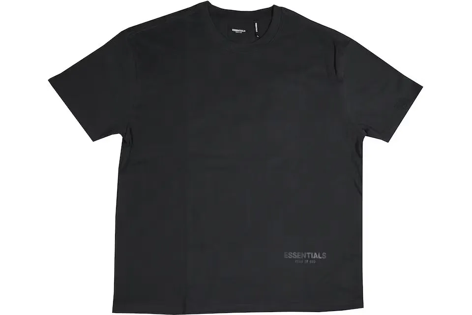 Fear of God Essentials 3M Reflective Tee Black