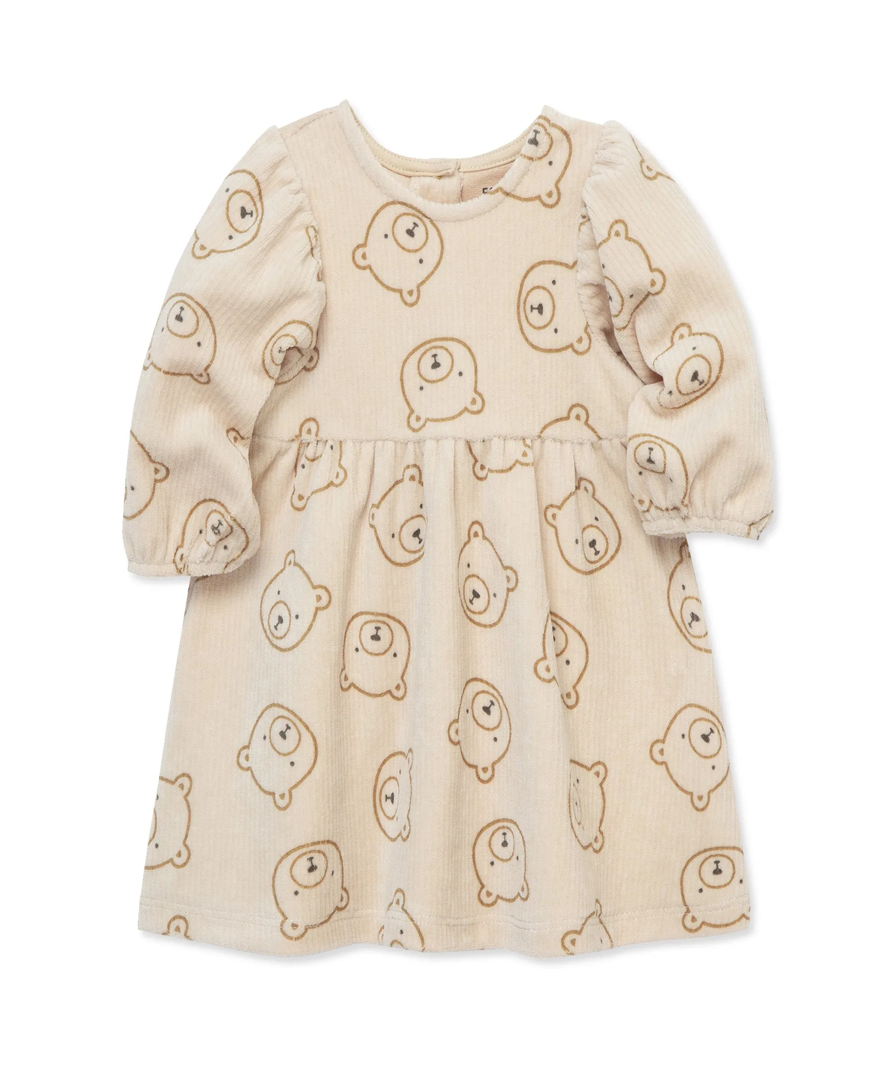 Focus Kids Bear Velour Dress Set (12M-24M)