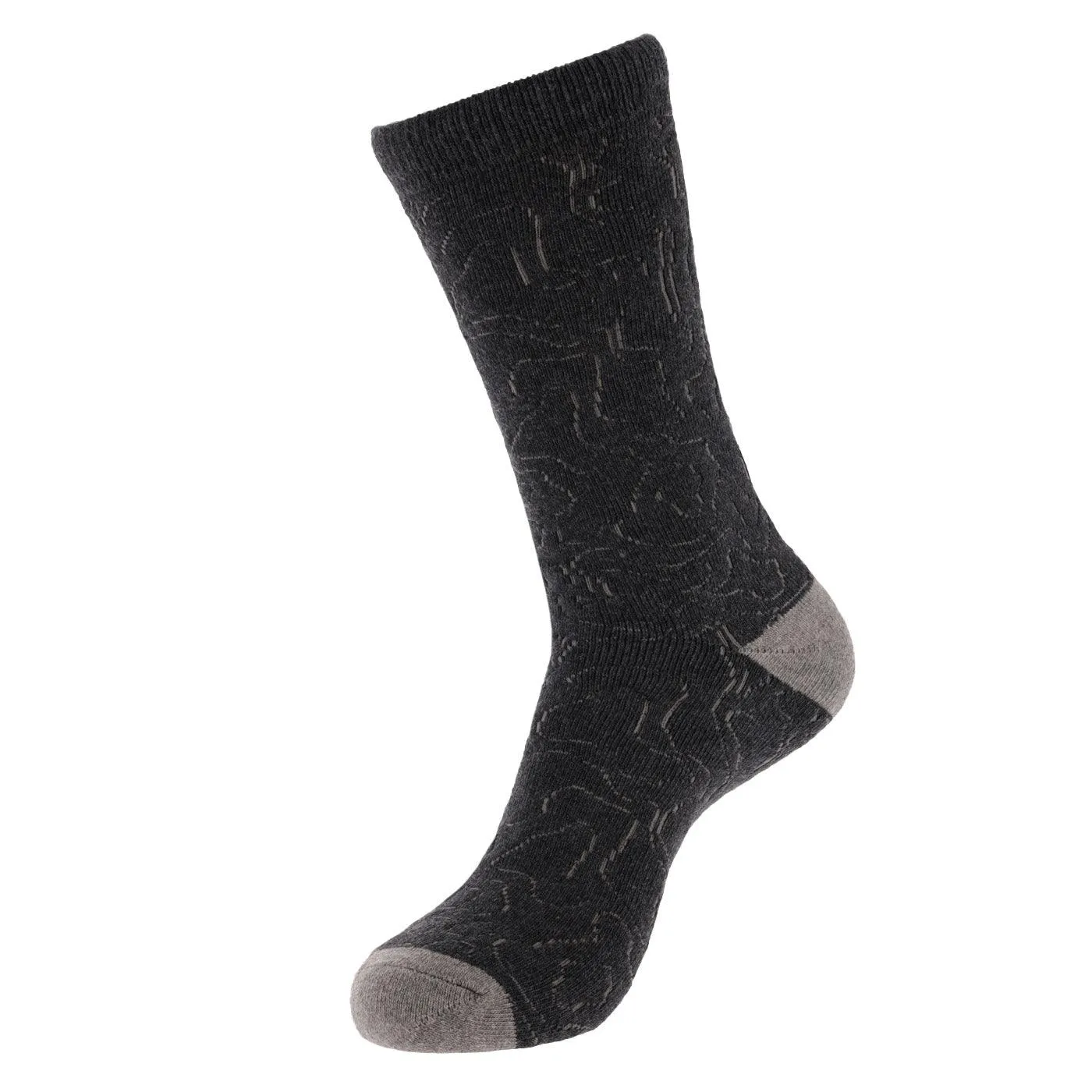 Ford Bronco Men's Topography Knit Socks