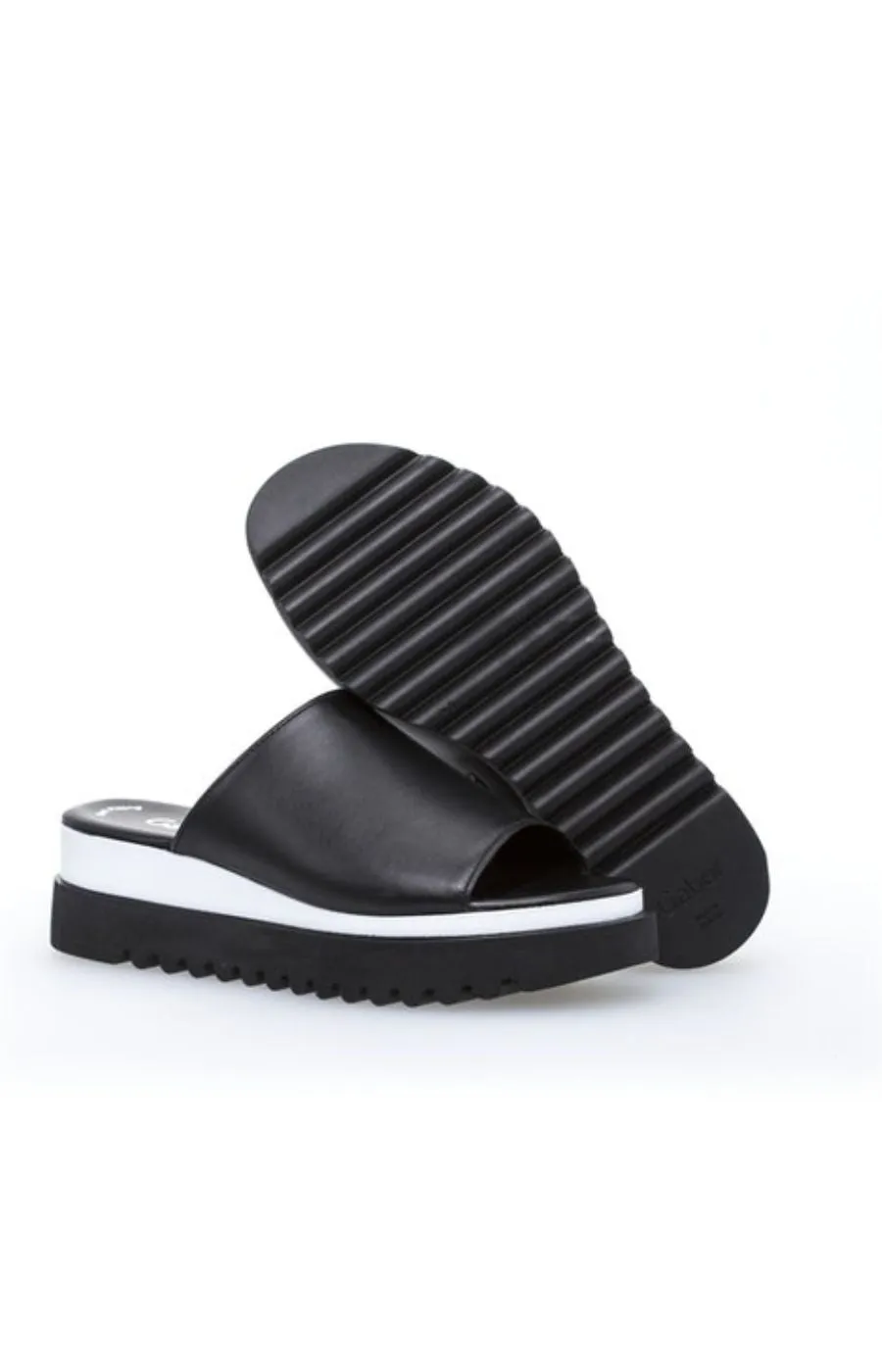 Gabor Slip on Sandal in Black