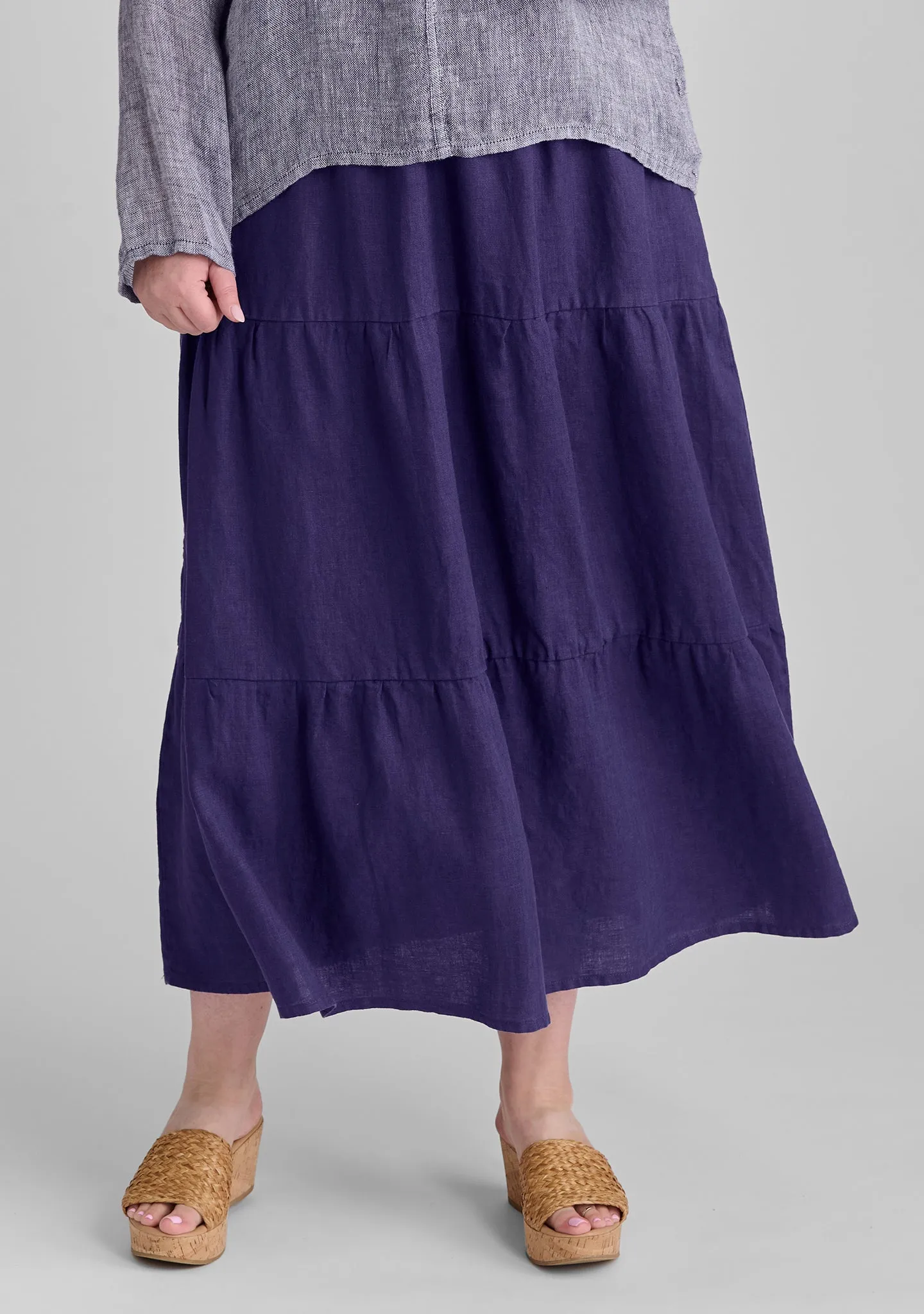 Gaia Skirt - Linen Maxi Skirt