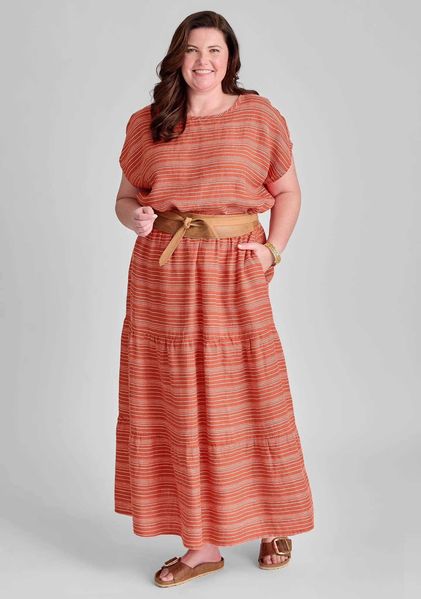 Gaia Skirt - Linen Maxi Skirt