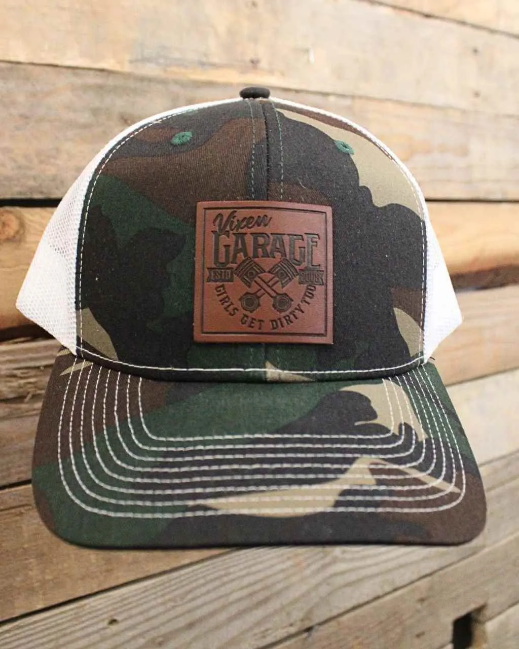 Garage Girls Camo Trucker Hat