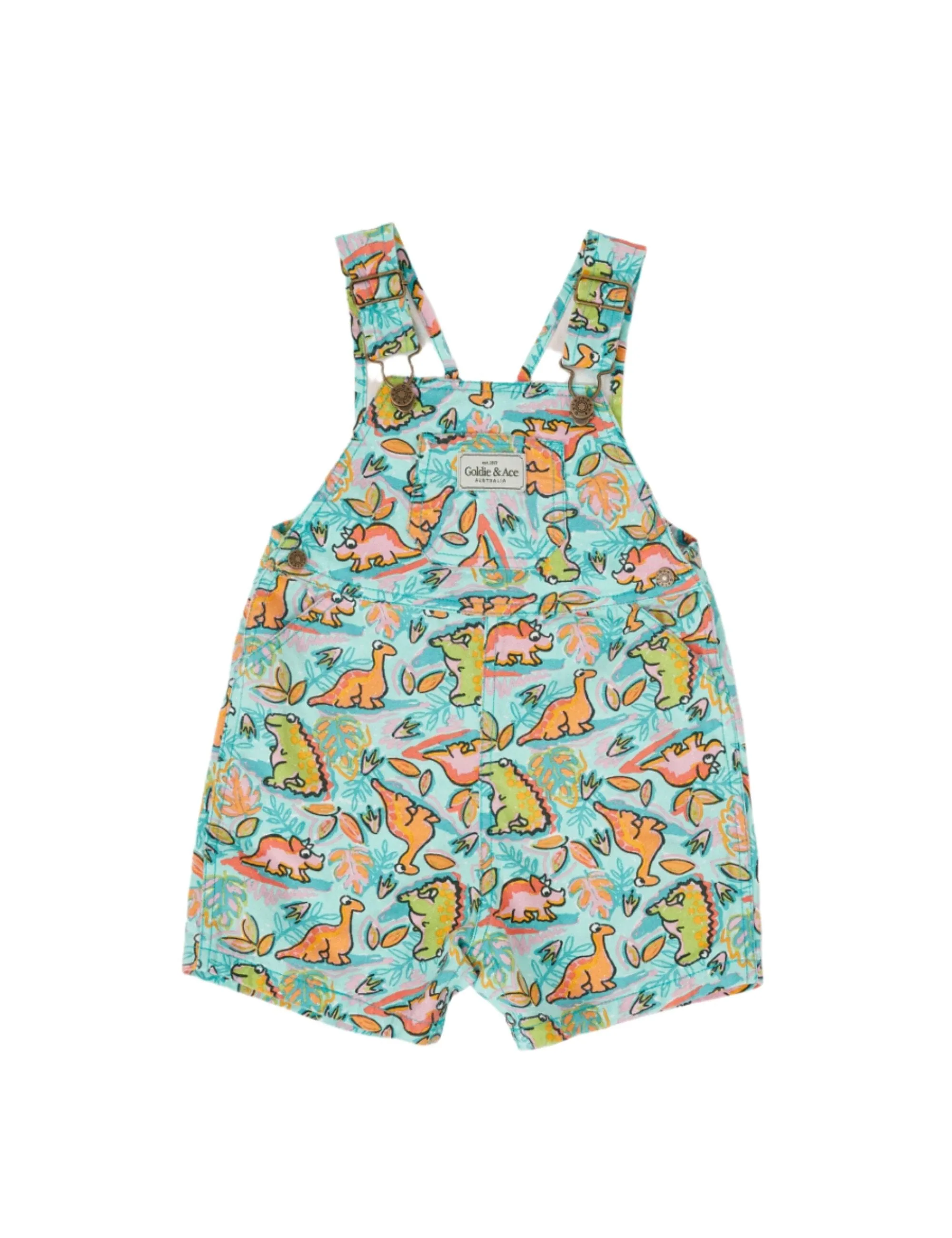 Goldie & Ace - Burton Dino Jungle Denim Overalls