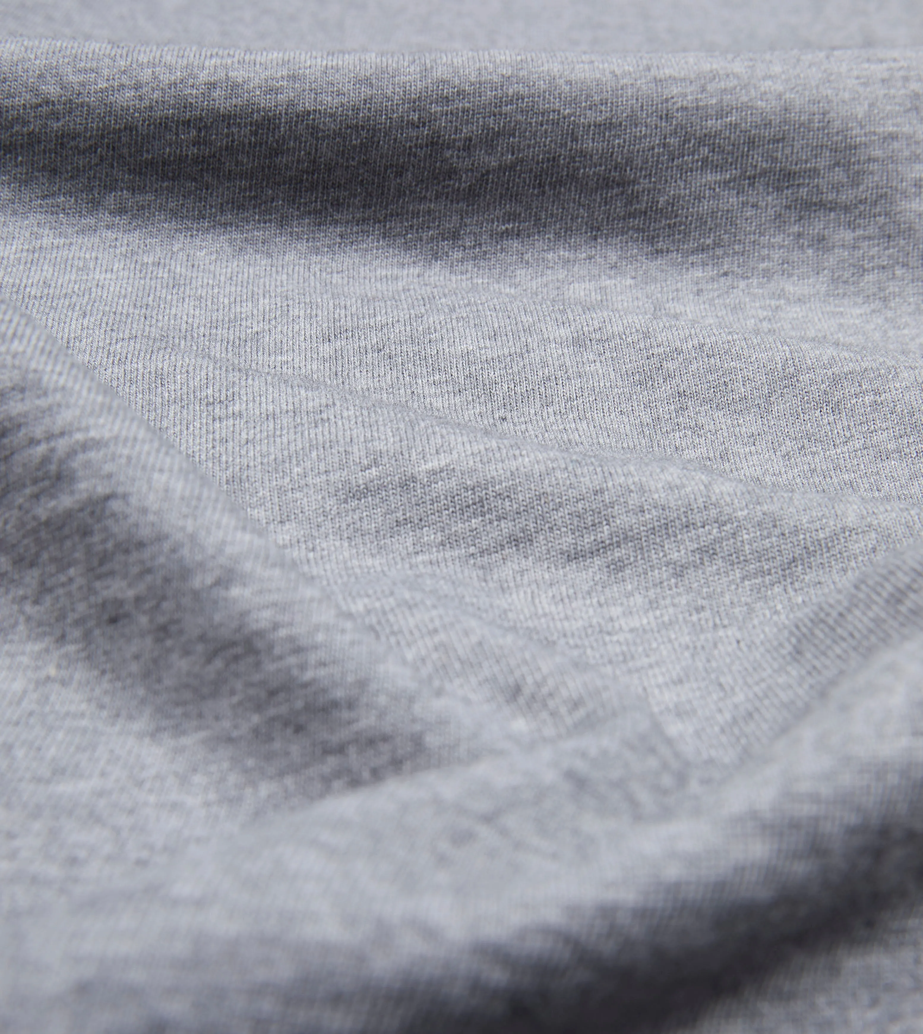 Grey Cotton Crew Neck Hiking T-Shirt