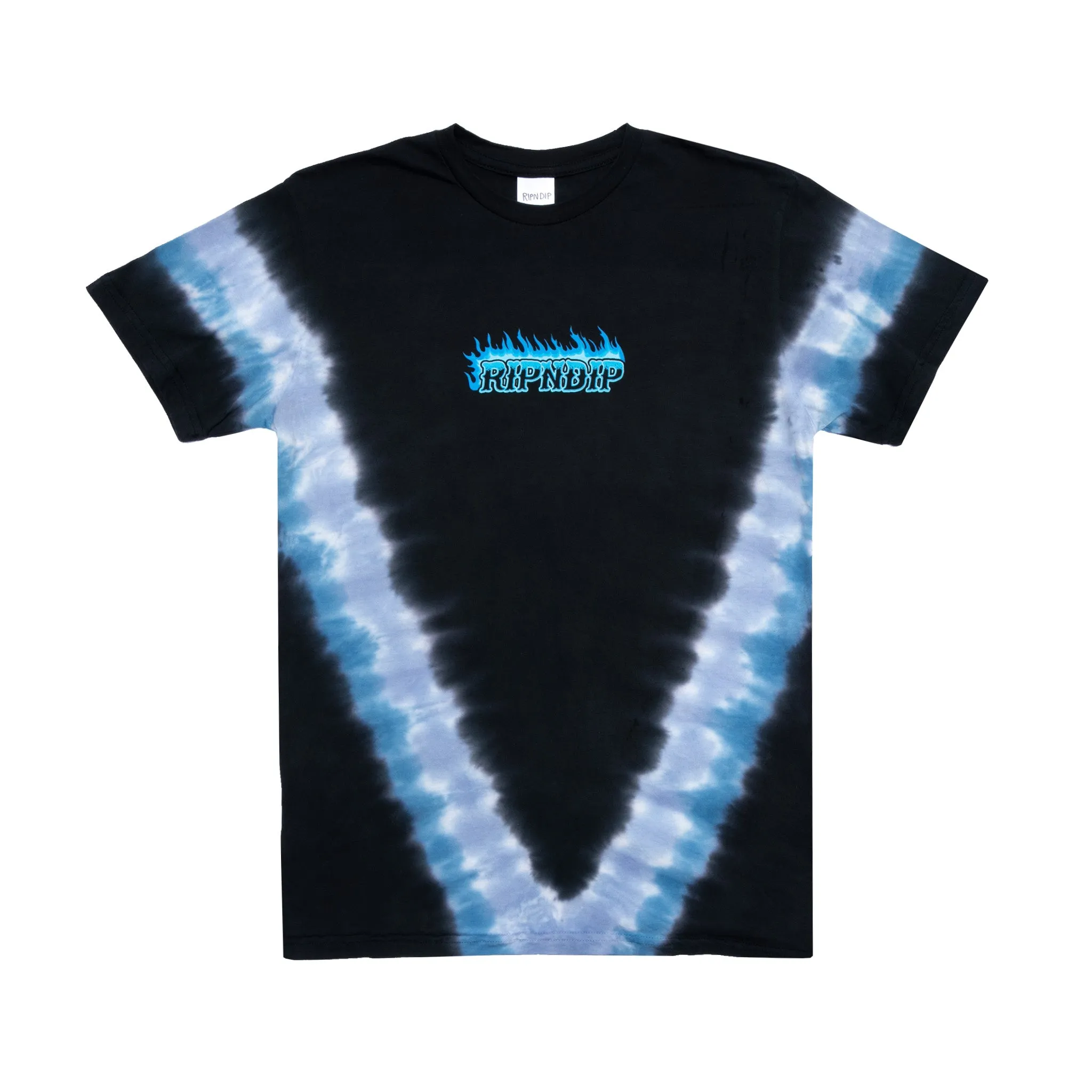 Hades Tee (Blue/Black V Dye)