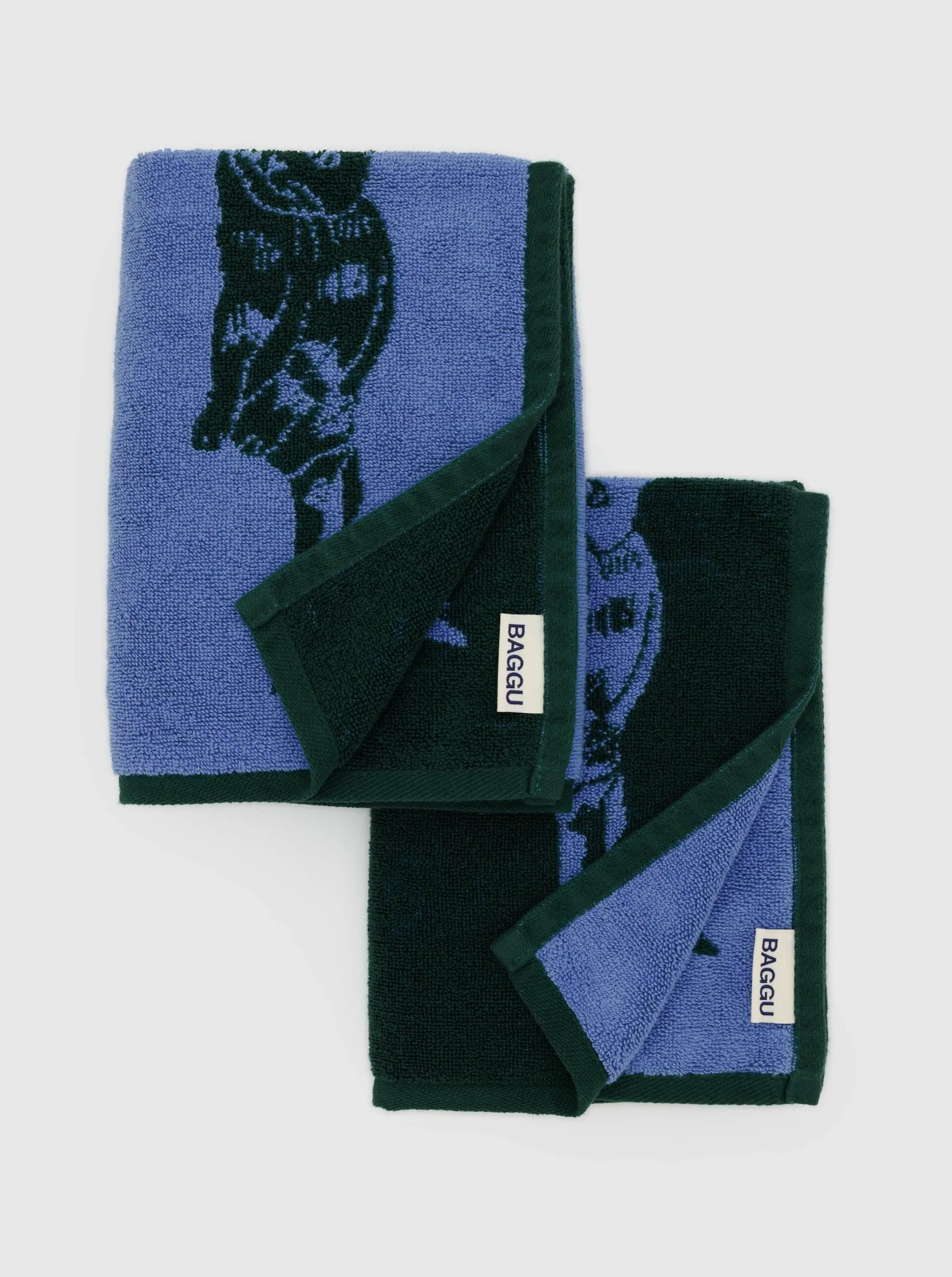 Hand Towel Set of 2 in Cats