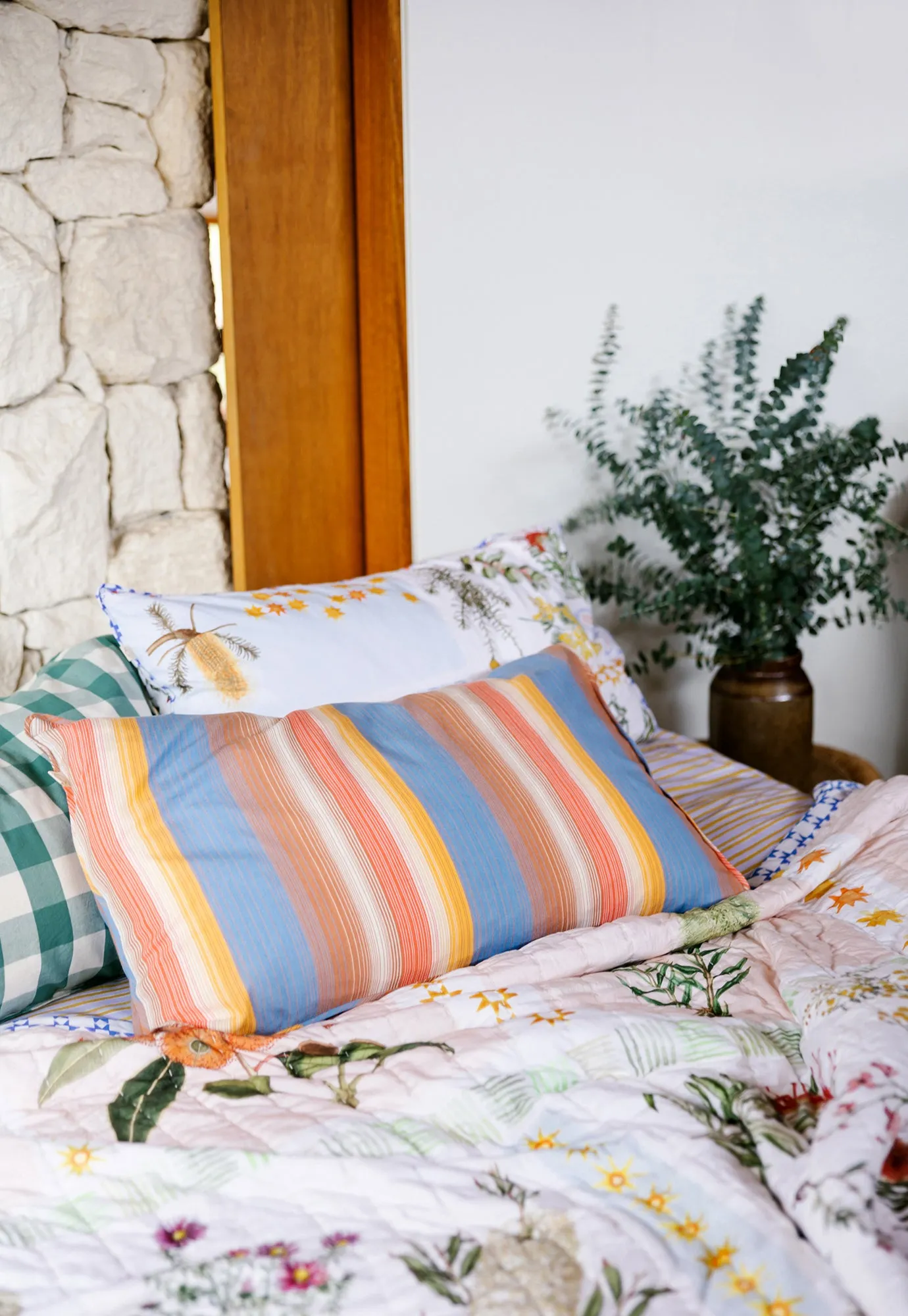 Handwoven Cotton Pillowcase