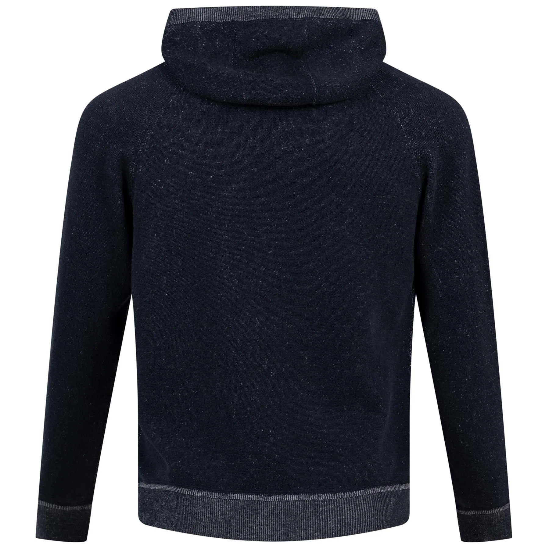 Hartford Classic Fit Merino Knit Hoodie Navy - SS24