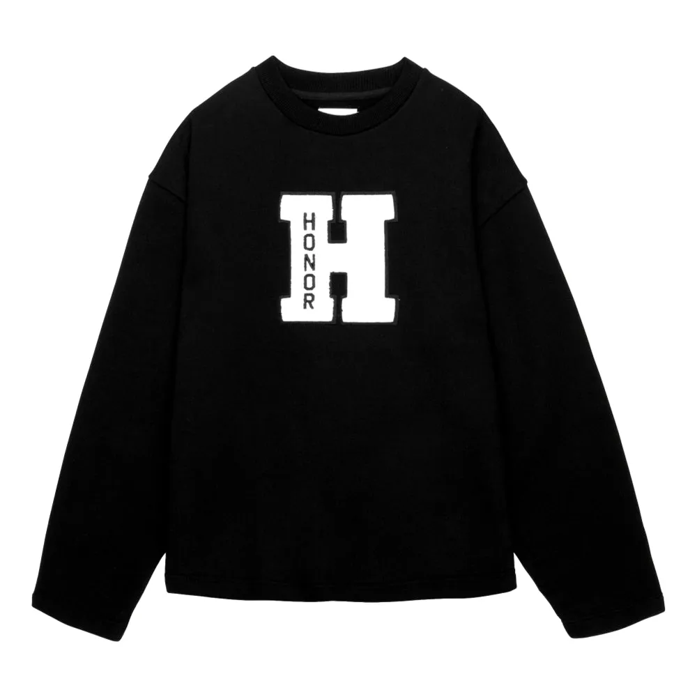 HONOR THE GIFT CAMPUS CREWNECK-BLACK