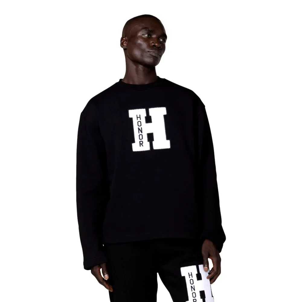 HONOR THE GIFT CAMPUS CREWNECK-BLACK