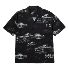 HUF DROP TOP S/S RESORT SHIRT-BLACK