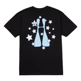 HUF H STARDUST S/S TEE-BLACK