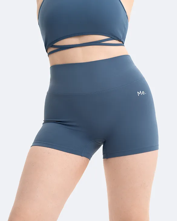 Iris Blue Micro Shorts