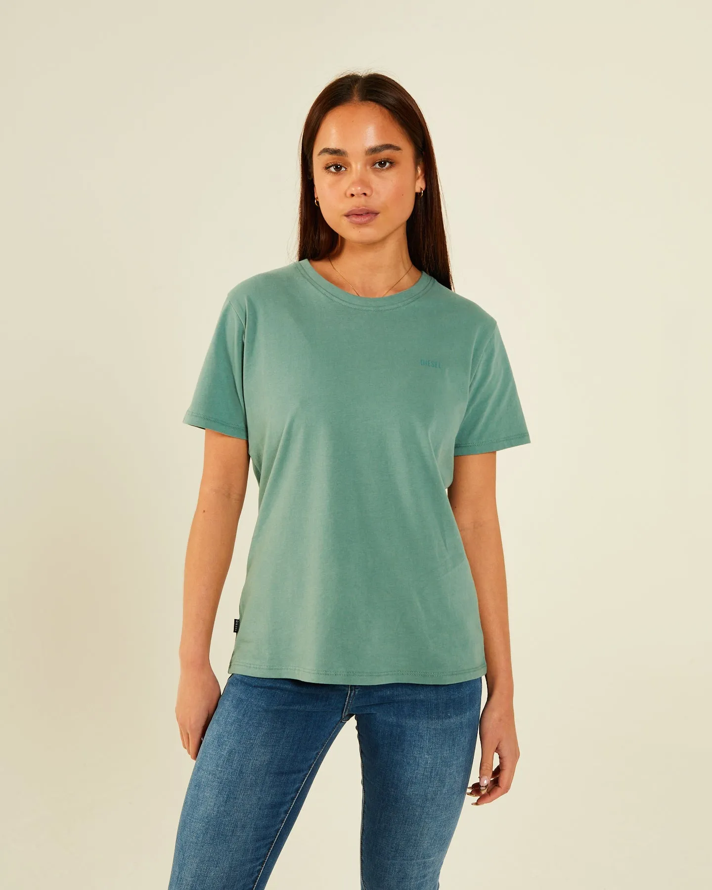 Jada Basic O Neck Green Trail