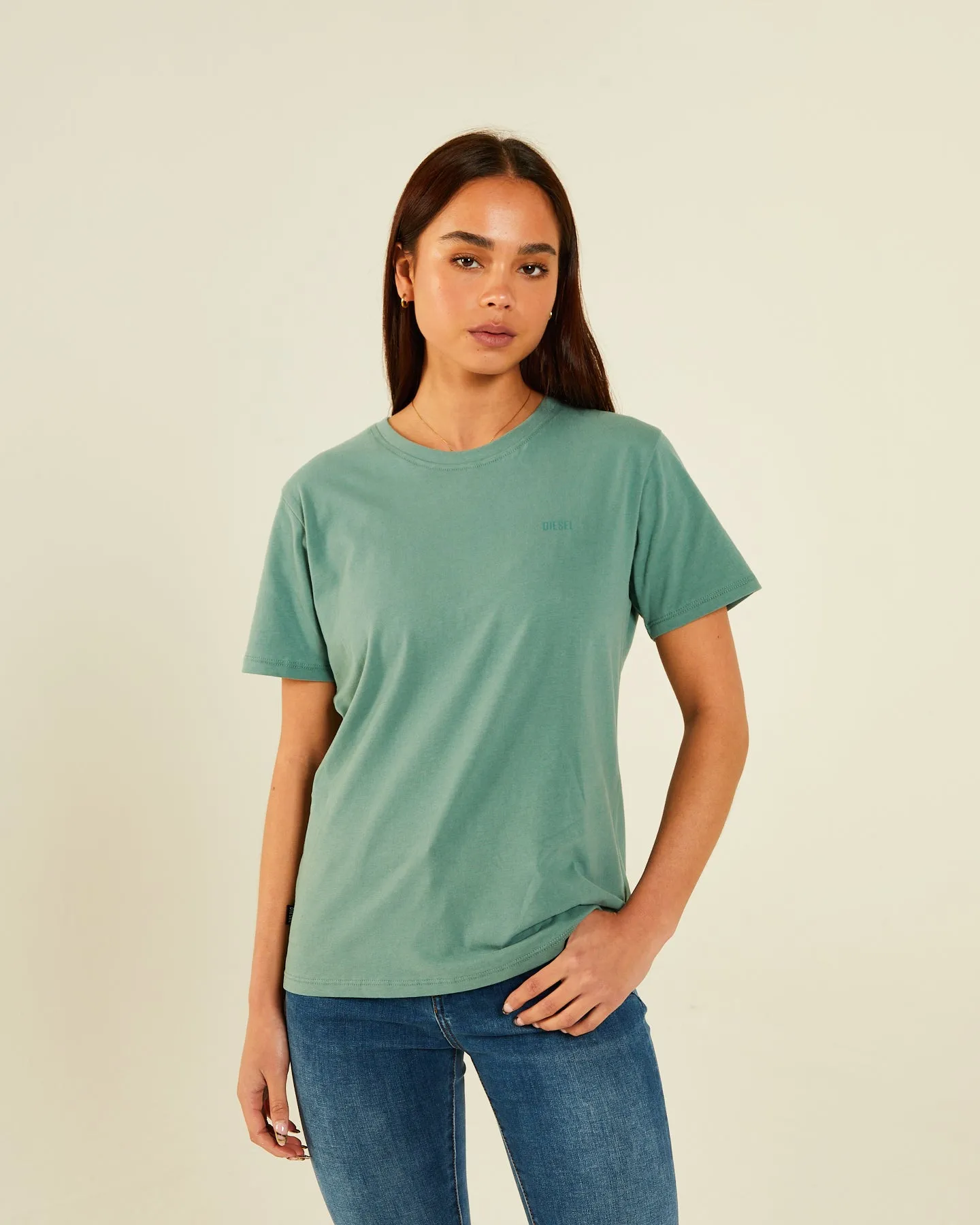 Jada Basic O Neck Green Trail