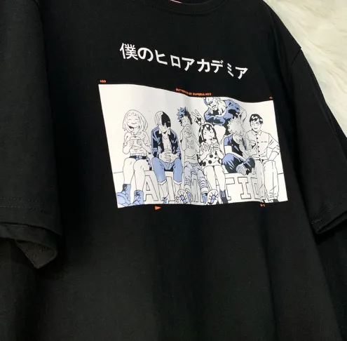 JAPANESE COMIC PRINT SHORT SLEEVE T-SHIRT BY22340