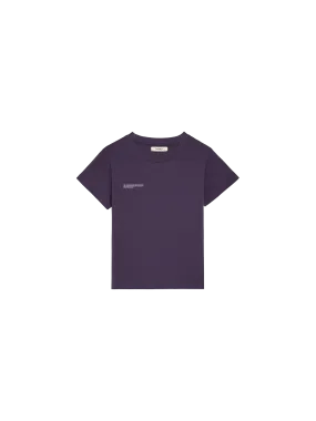 Kids' Fruitful 365 Organic Cotton T-shirt—blackberry purple