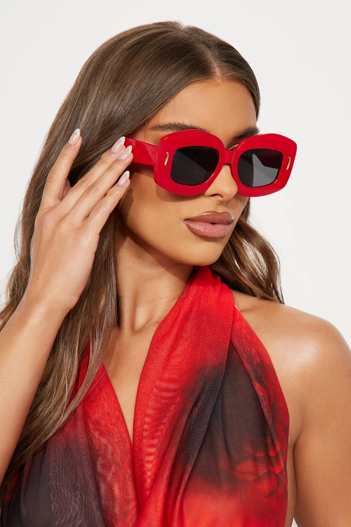 Kiss To My Ex Sunglasses - Red