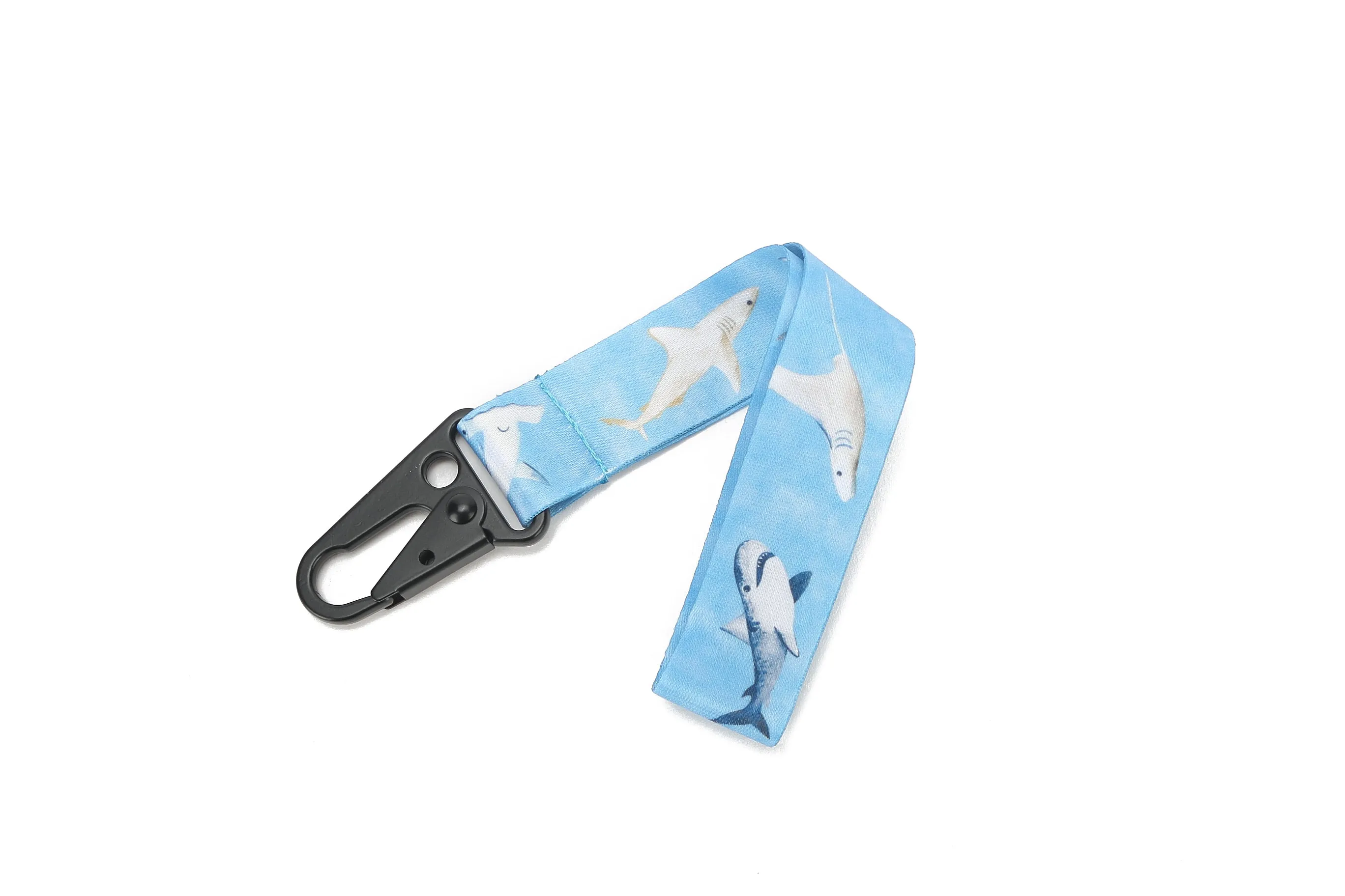 Lanyard Short Happy Sharks Blue