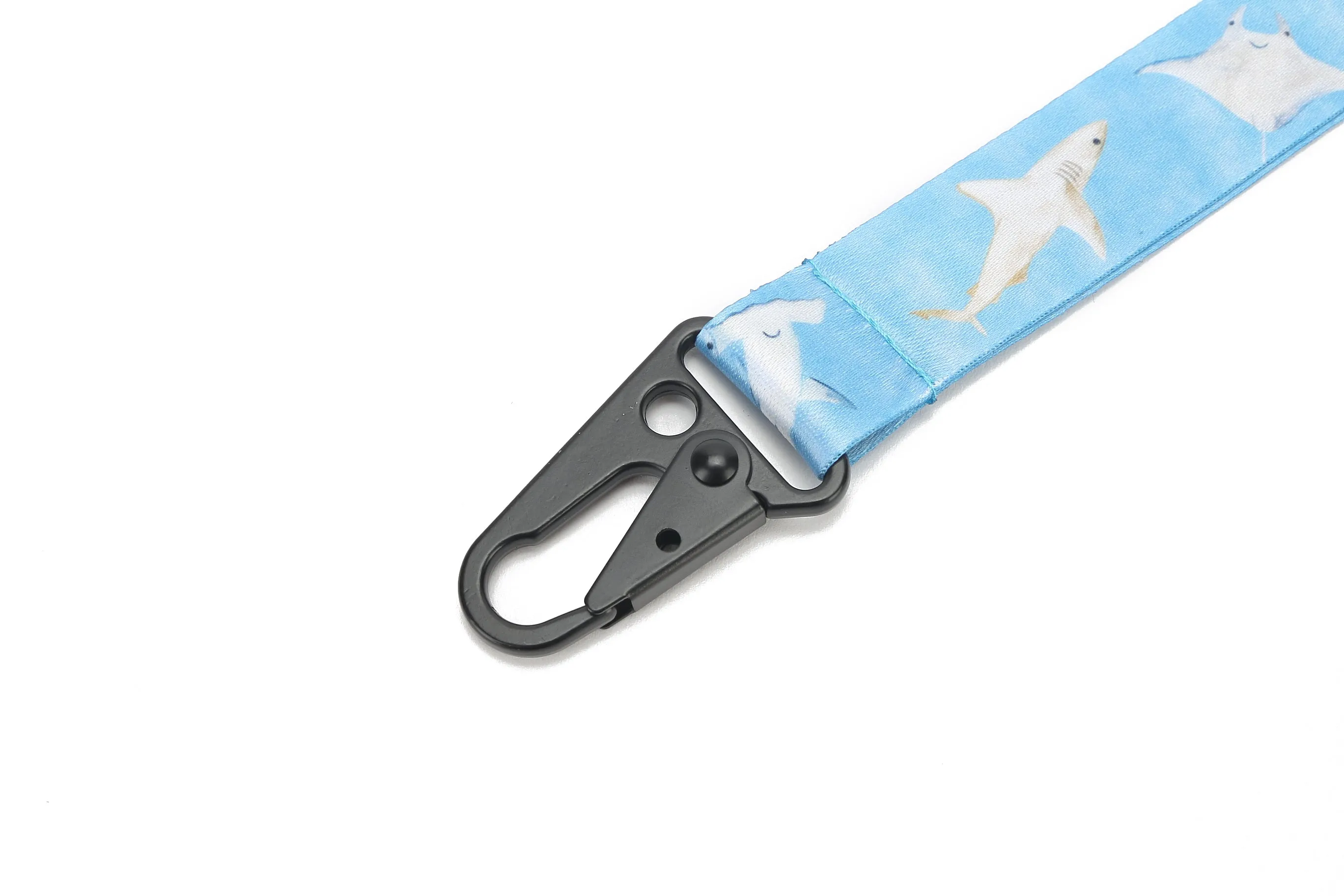 Lanyard Short Happy Sharks Blue