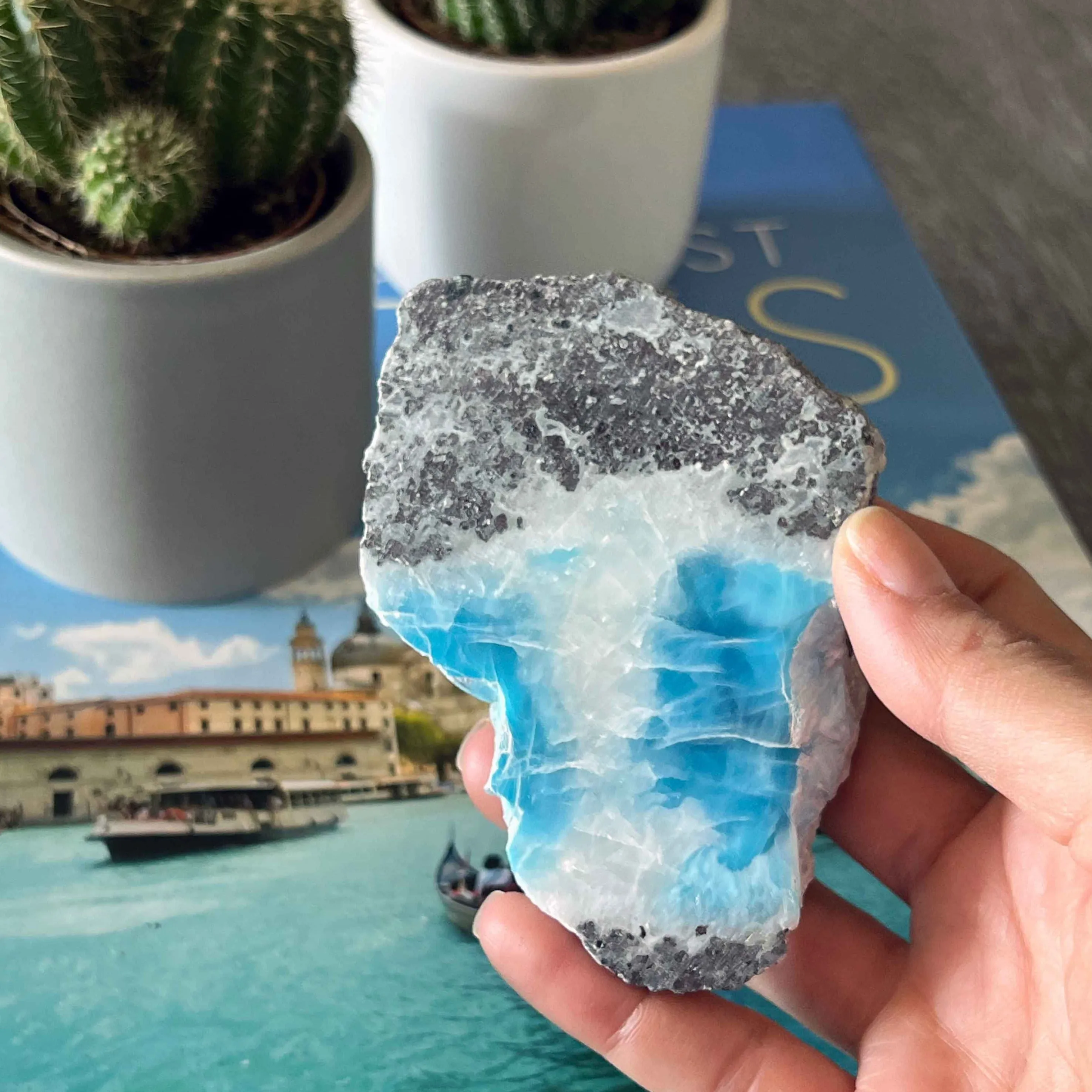 Larimar Paperweight Caspian