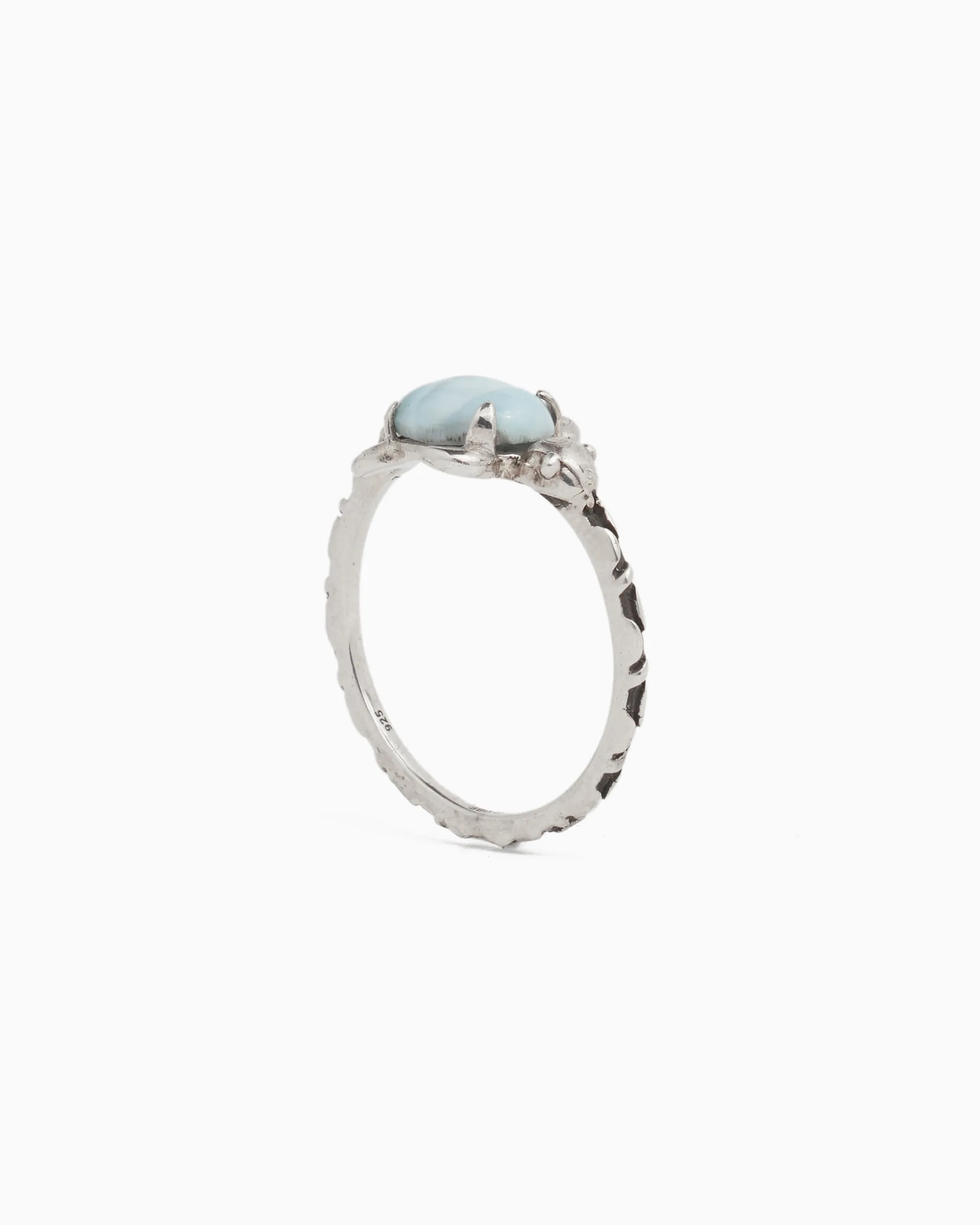 Larimar Turtle Ring