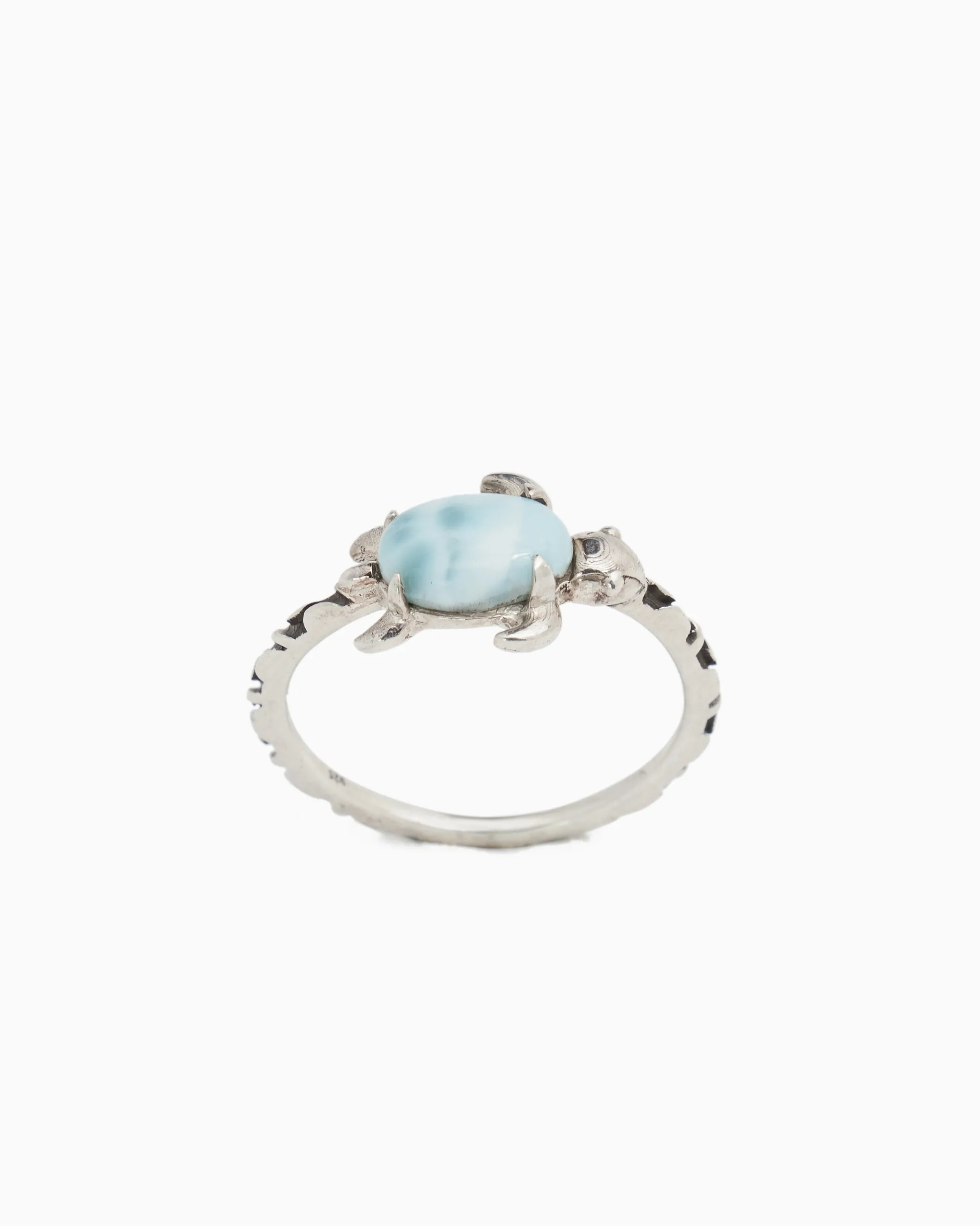 Larimar Turtle Ring