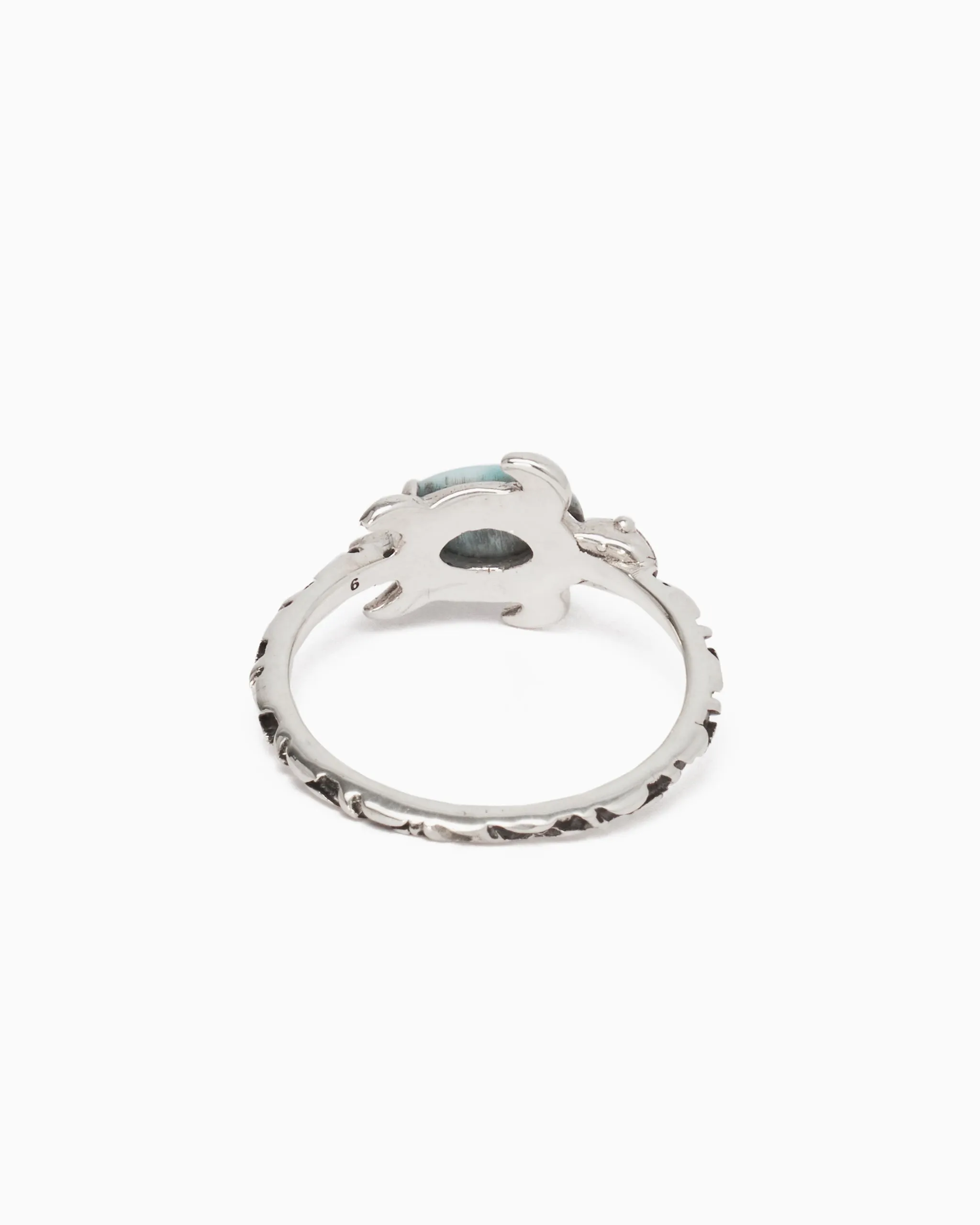 Larimar Turtle Ring