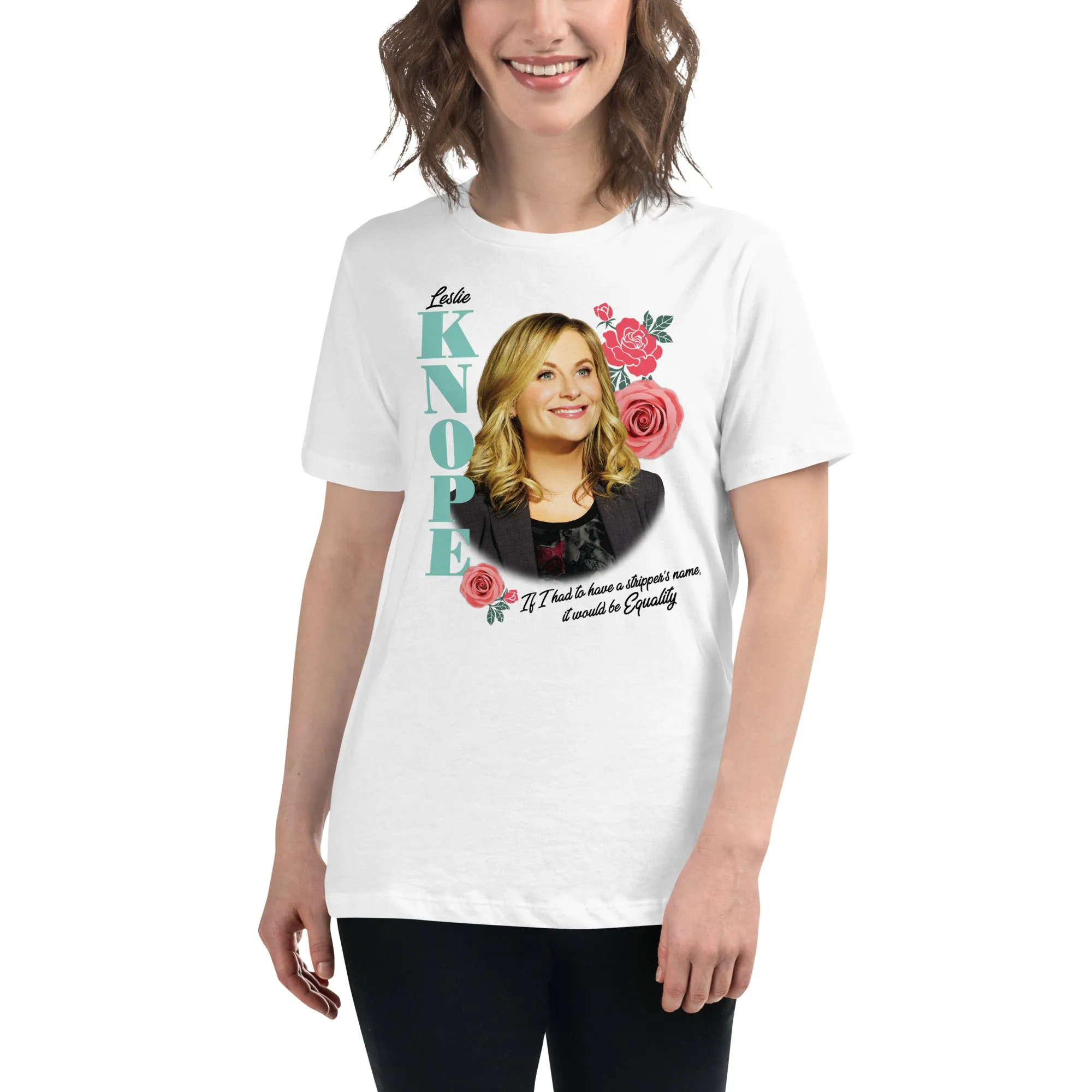 Leslie Knope Stripper - Women's T-Shirt