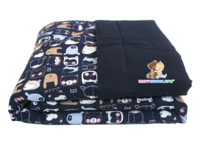 Little Bears in Navy Blue - Babycuddleph Blanket