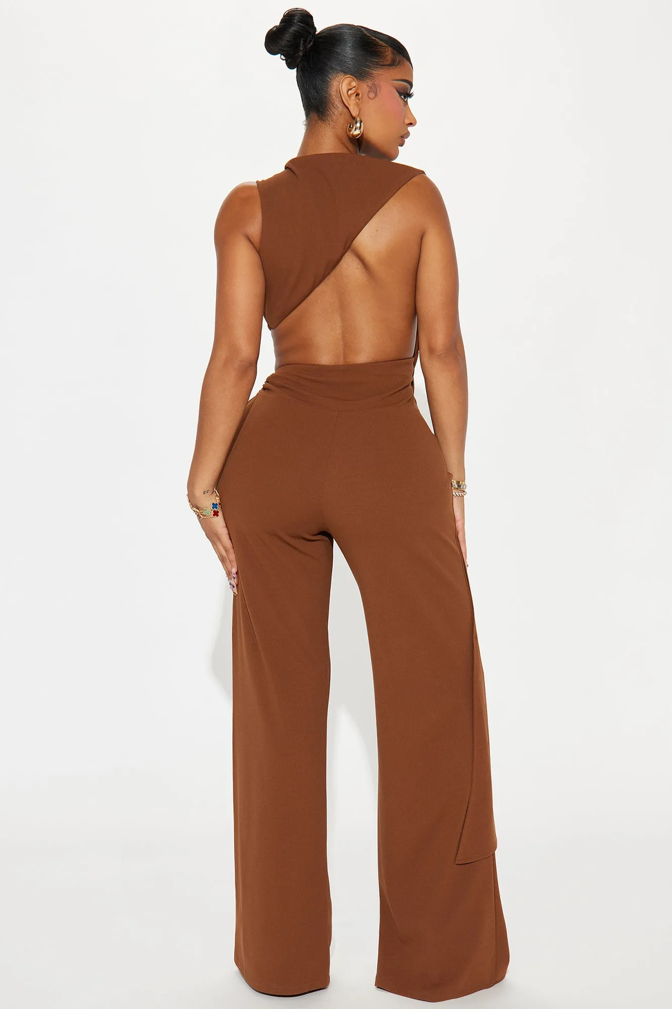 Living Luxe Jumpsuit - Chocolate