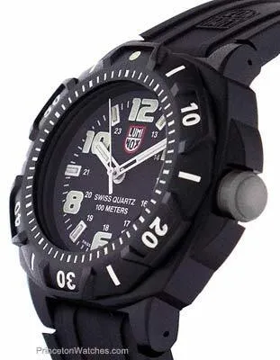 Luminox Mens Sentry Sports Watch - Black Dial & Strap - Luminous Hands & Markers