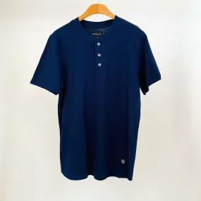 M - Indigo Slub S/S Henley