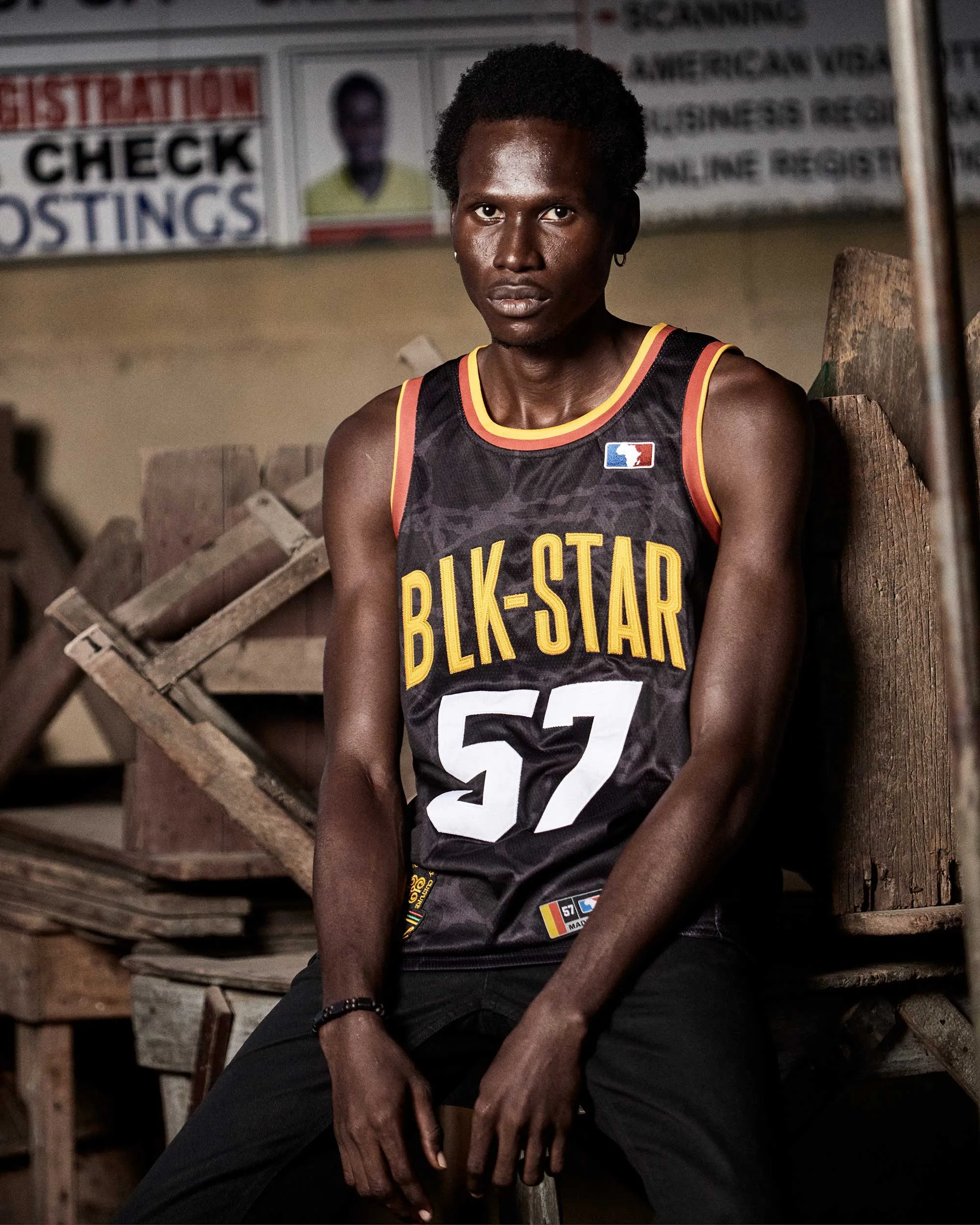 Made in Africa - Black Star Jersey (Limited)